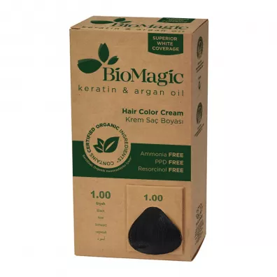 Biomagic Farba do w�os�w czarna 1.00 250 g