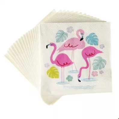Rex London Trade Serwetki koktajlowe Flamingo Bay