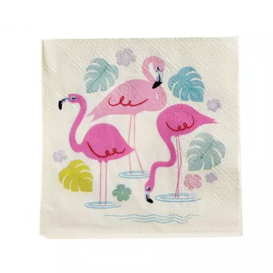Rex London Trade Serwetki koktajlowe Flamingo Bay