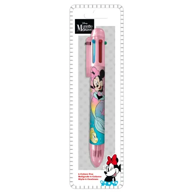 KIDS EUROSWAN D�ugopis 6 kolorowy Myszka Minnie. Minnie Mouse MN30020