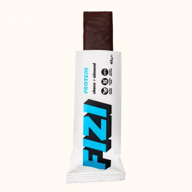 Fizi Baton proteinowy w polewie czekoladowej Choco + almond zgrzewka 10 x 45 g