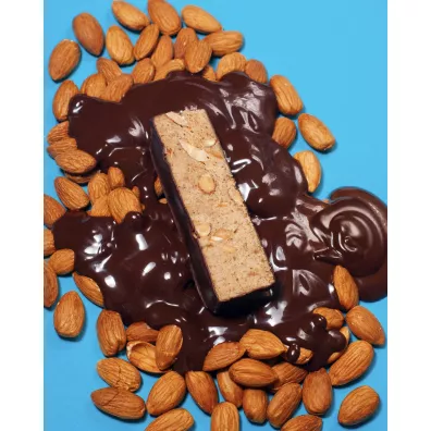 Fizi Baton proteinowy w polewie czekoladowej Choco + almond zgrzewka 10 x 45 g