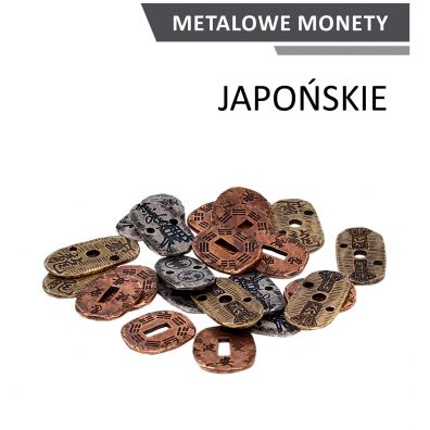 Drawlab Entertainment Metalowe monety. Japoskie (zestaw 24 monet)