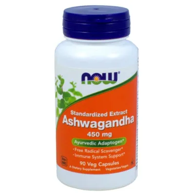 Now Foods Ashwagandha Witania ospa�a 450 mg Suplement diety 90 kaps.