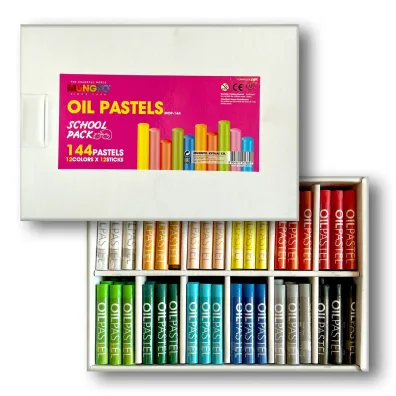 Pastele olejne Mungyo Mop-144 zestaw szkolny 12 kolor�w x 12 sztuk