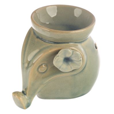 Ceramiczny Kominek do aromaterapii - So z kwiatem