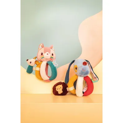 Grzechotka z uchwytami Piesek Jules 6 m+ Lilliputiens