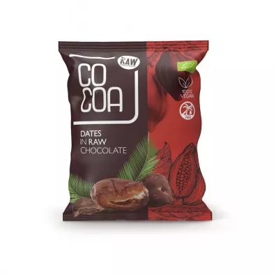 Cocoa Daktyle w surowej czekoladzie 70 g Bio