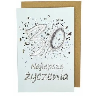 incood. Kartka urodzinowa sk�adana 1,5x17cm mix