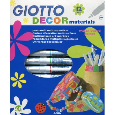 Pisaki Decor Materials 12 kolor�w GIOTTO