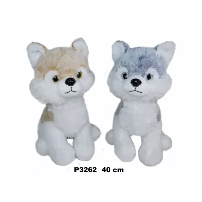 Pies Husky 30cm - 2 kolory Sun-Day