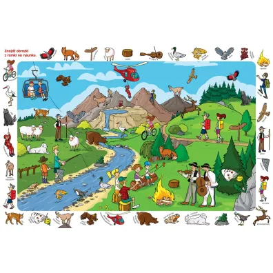 Puzzle obserwacyjne 54 el. Wycieczka w g�ry Jako