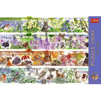 Puzzle 1000 el. Cztery pory roku Trefl