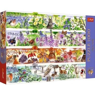 Puzzle 1000 el. Cztery pory roku Trefl
