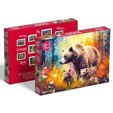 Puzzle 1000 el. Together in the Wild CherryPazzi