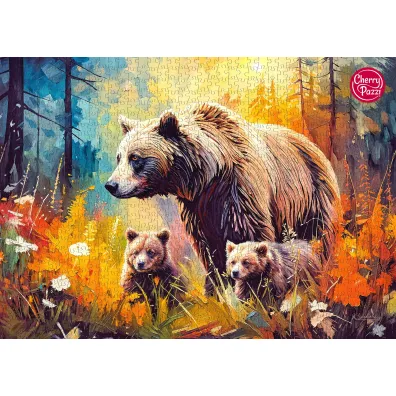 Puzzle 1000 el. Together in the Wild CherryPazzi