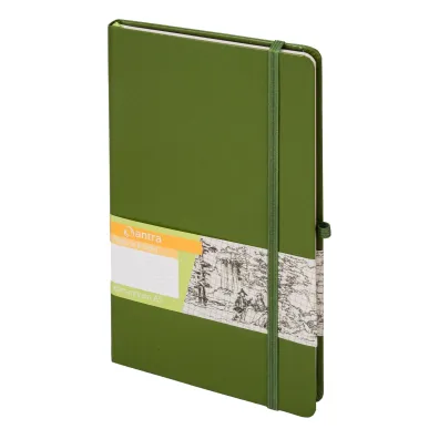 Antra Notes A5 Kropki Romantyzm Khaki