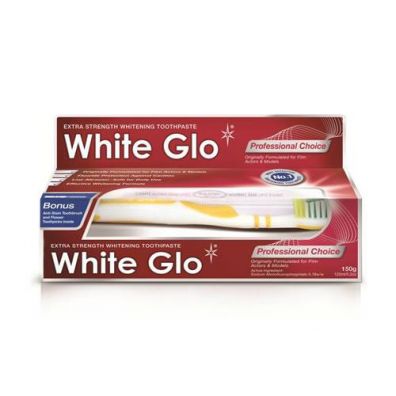 White Glo Professional Choice wybielająca pasta do zębów + szczoteczka 100 ml