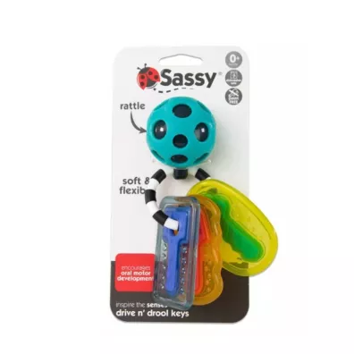 Sassy Kluczyki, zabawka sensoryczna, multikolor, 0 m+