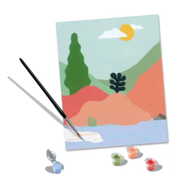 Ravensburger Malowanie po numerach CreArt - Minimalistyczny krajobraz 2 24x30cm