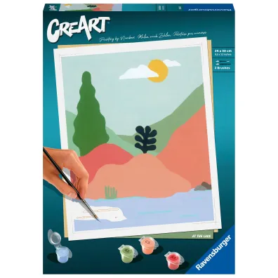 Ravensburger Malowanie po numerach CreArt - Minimalistyczny krajobraz 2 24x30cm