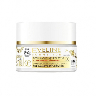 Eveline Cosmetics Korean Exclusive Snake 50+ luksusowy krem-koncentrat modelujcy kontur twarzy 50 ml
