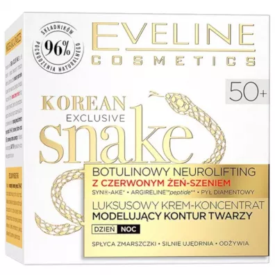 Eveline Cosmetics Korean Exclusive Snake 50+ luksusowy krem-koncentrat modeluj�cy kontur twarzy 50 ml