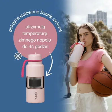 Butelka termiczna ze skadanym ustnikiem – termos ze stali nierdzewnej 1l Spearmint b.box