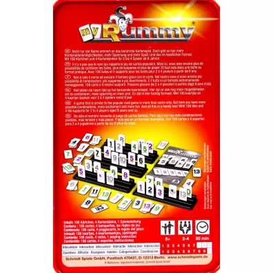 Rummy (w metalowej puszce) Schmidt Spiele-Gry