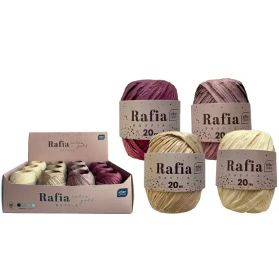 Interdruk Rafia na szpulce Satin Gold 20m
