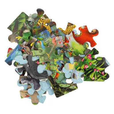 Puzzle 40 el. Zwierz�ta w d�ungli Castorland