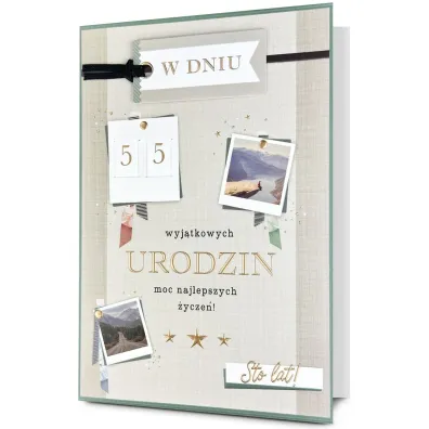 Karnet okazjonalny B6 z kopert� Urodziny PAN DRAGON HM200-3358
