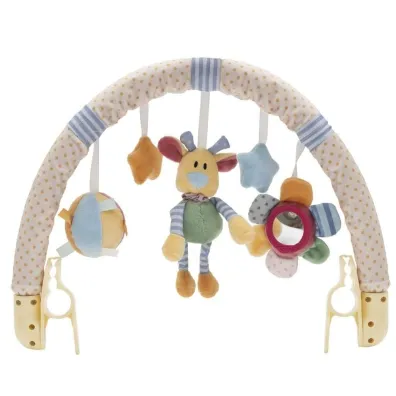 Zawieszka do wzka mi, kwiatek i gwiazdki Baby Mix