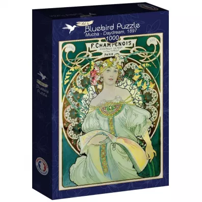 Puzzle 1000 el. Mucha, Kr�lowa dnia Bluebird Puzzle