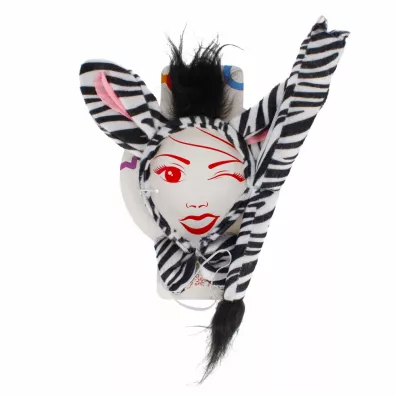 Arpex Ozdoba karnawa�owa opaska Zebra z akcesoriami