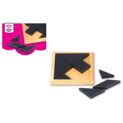 Tangram z naturalnego drewna w pude�ku Quint