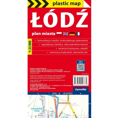 ��d� plan miasta 1: 22 000 foliowana2026