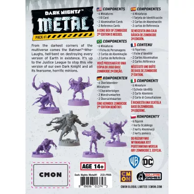 Zombicide: 2 edition. Dark Nights Metal Pack 1 Portal Games