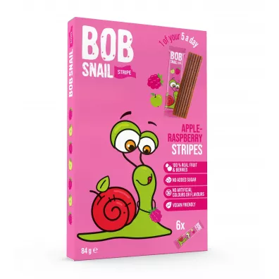 Bob Snail Przekska jabko-malina 84 g