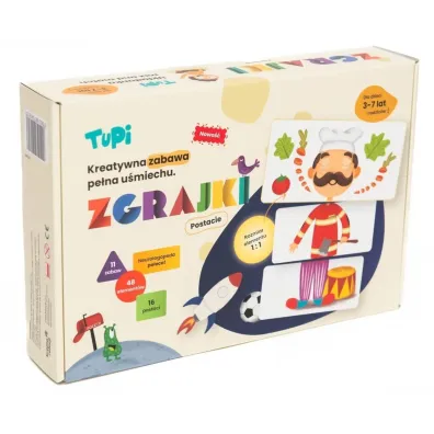 Puzzle Zgrajki. Postacie - uk�adanka mix and match Kraina Relacji