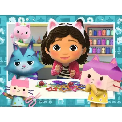 Puzzle dla dzieci 4w1 - Koci Domek Gabi (12+16+20+24 el.) Ravensburger