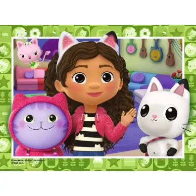 Puzzle dla dzieci 4w1 - Koci Domek Gabi (12+16+20+24 el.) Ravensburger