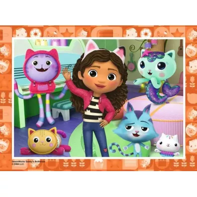 Puzzle dla dzieci 4w1 - Koci Domek Gabi (12+16+20+24 el.) Ravensburger