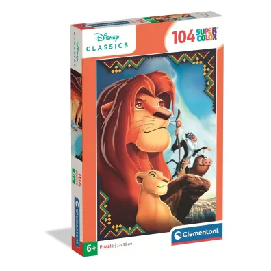 Puzzle 104 el. SuperColor. The Lion King Clementoni