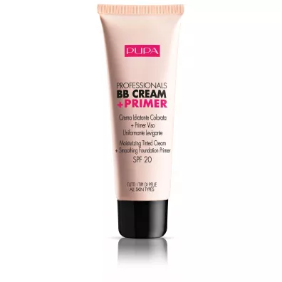 Pupa Professionals BB Cream & Primer SPF20 baza pod makija do wszystkich typw cery 001 Nude 50 ml