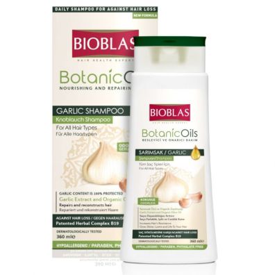 Фото - Шампунь Bioblas Szampon Czosnkowy BotanicOils 360 ml