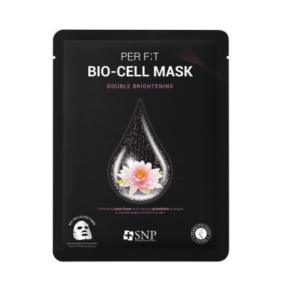Snp Per Fit Bio-Cell Mask Double Brightening intensywnie rozjaniajca maska w pachcie z biocelulozy 25 ml