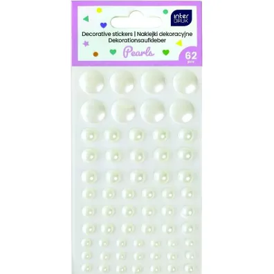 Interdruk Naklejki dekoracyjne Pearls 62 szt.