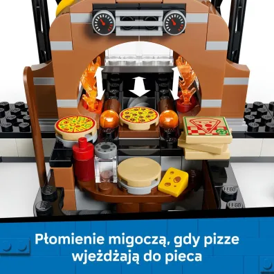 LEGO City Dostawa pizzy z pojazdami 60496