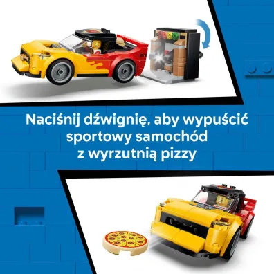 LEGO City Dostawa pizzy z pojazdami 60496